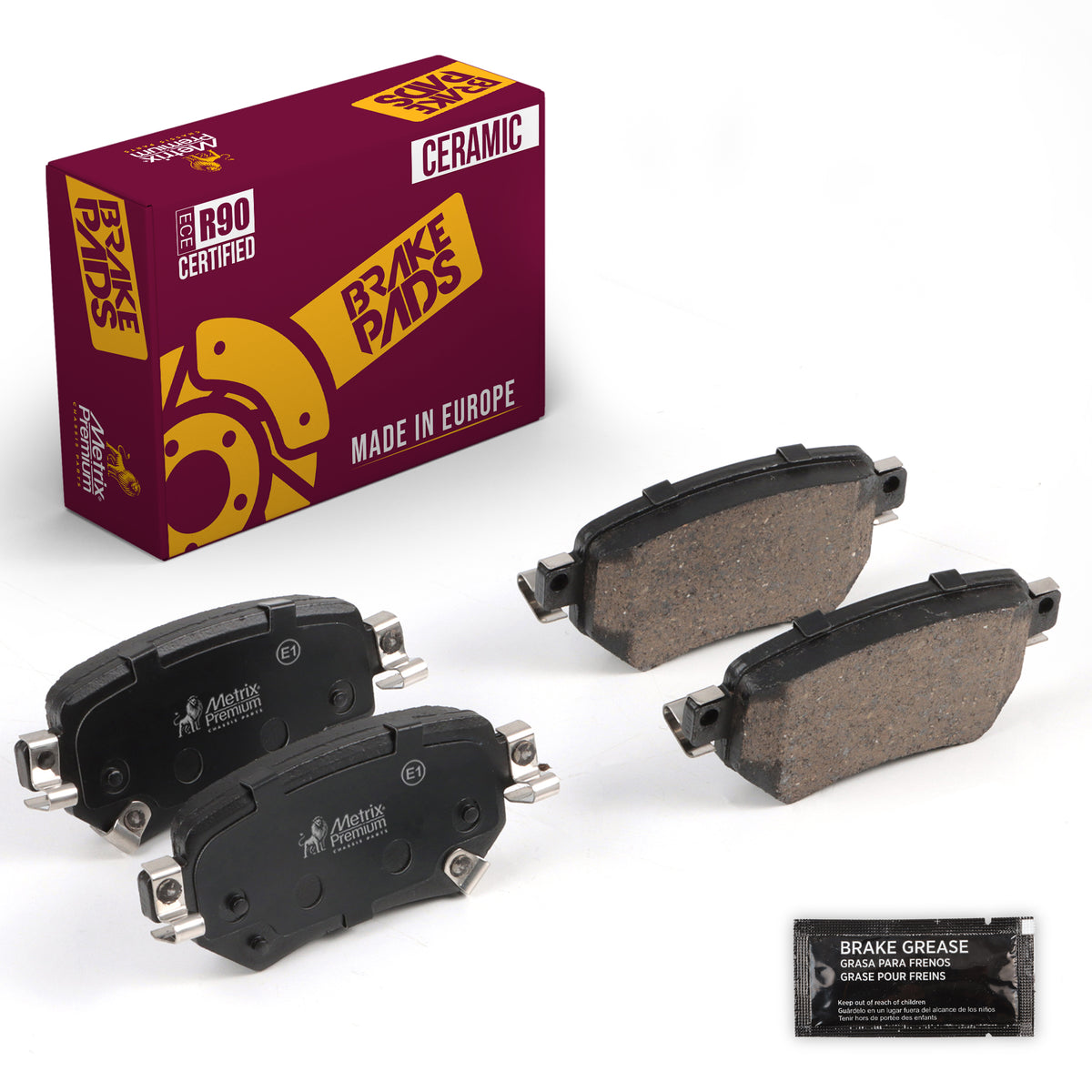 Metrix Premium Rear Disc Brake Pad Set 94146MC OEM fit auto parts