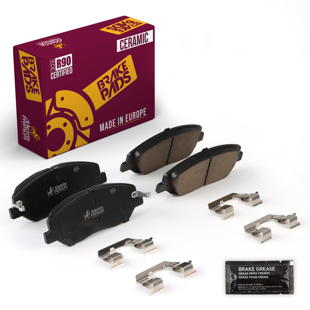 Metrix Premium Chassis Parts Front Disc Brake Pad Set 94167MC for HYUNDAI