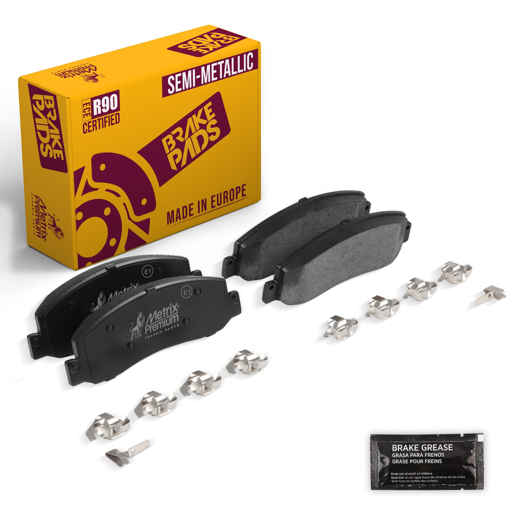 Metrix Premium Front Disc Brake Pad Set 94168MS OEM fit auto parts