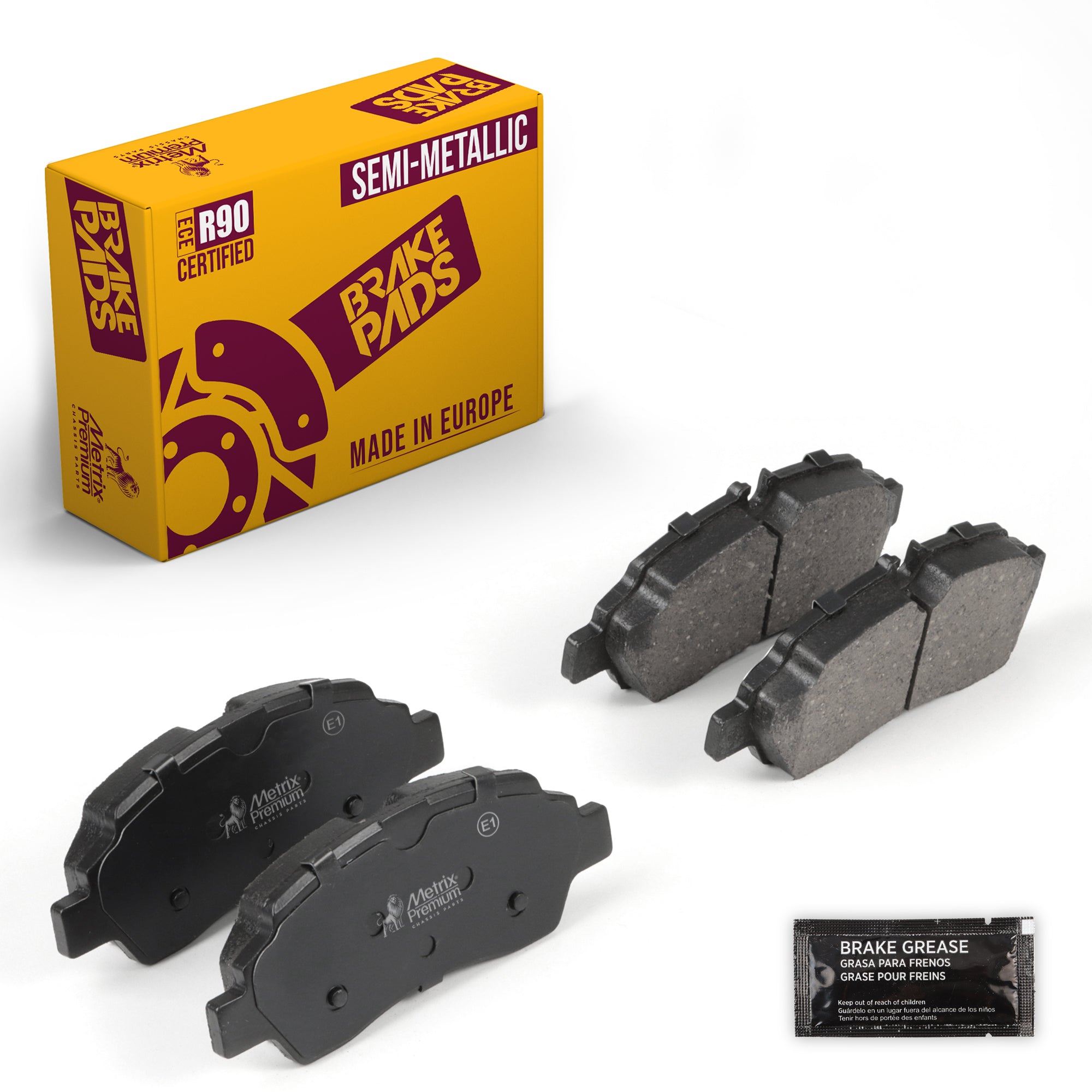 Metrix Premium Chassis Parts Rear Disc Brake Pad Set 94205MS OEM fit auto parts