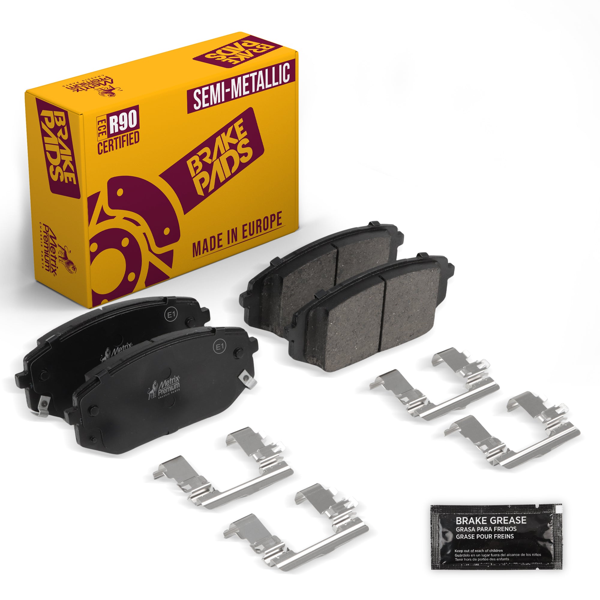 Metrix Premium Chassis Parts Front Disc Brake Pad Set 94218MS OEM fit auto parts