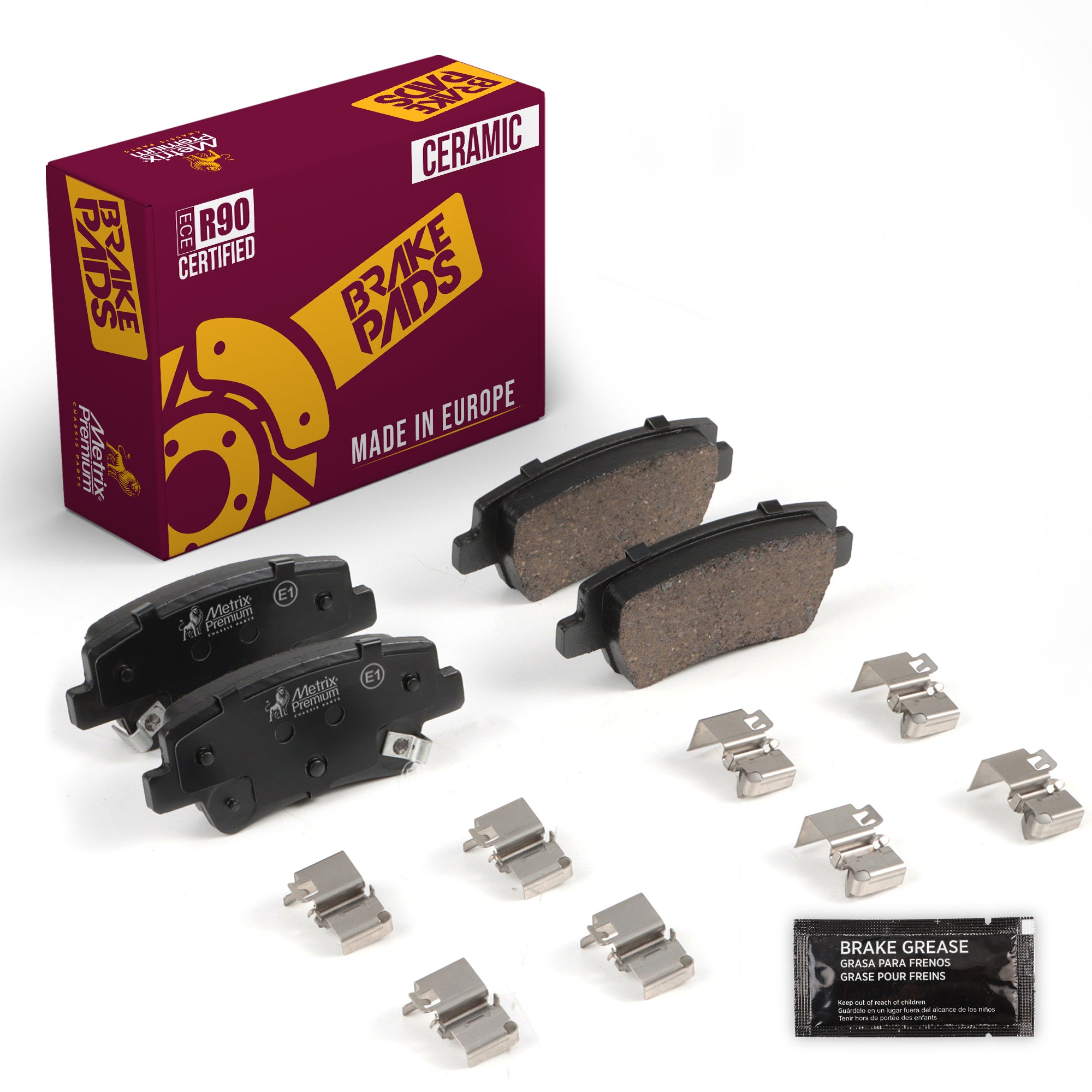 Metrix Premium Rear Disc Brake Pad Set 94262MC OEM fit auto parts