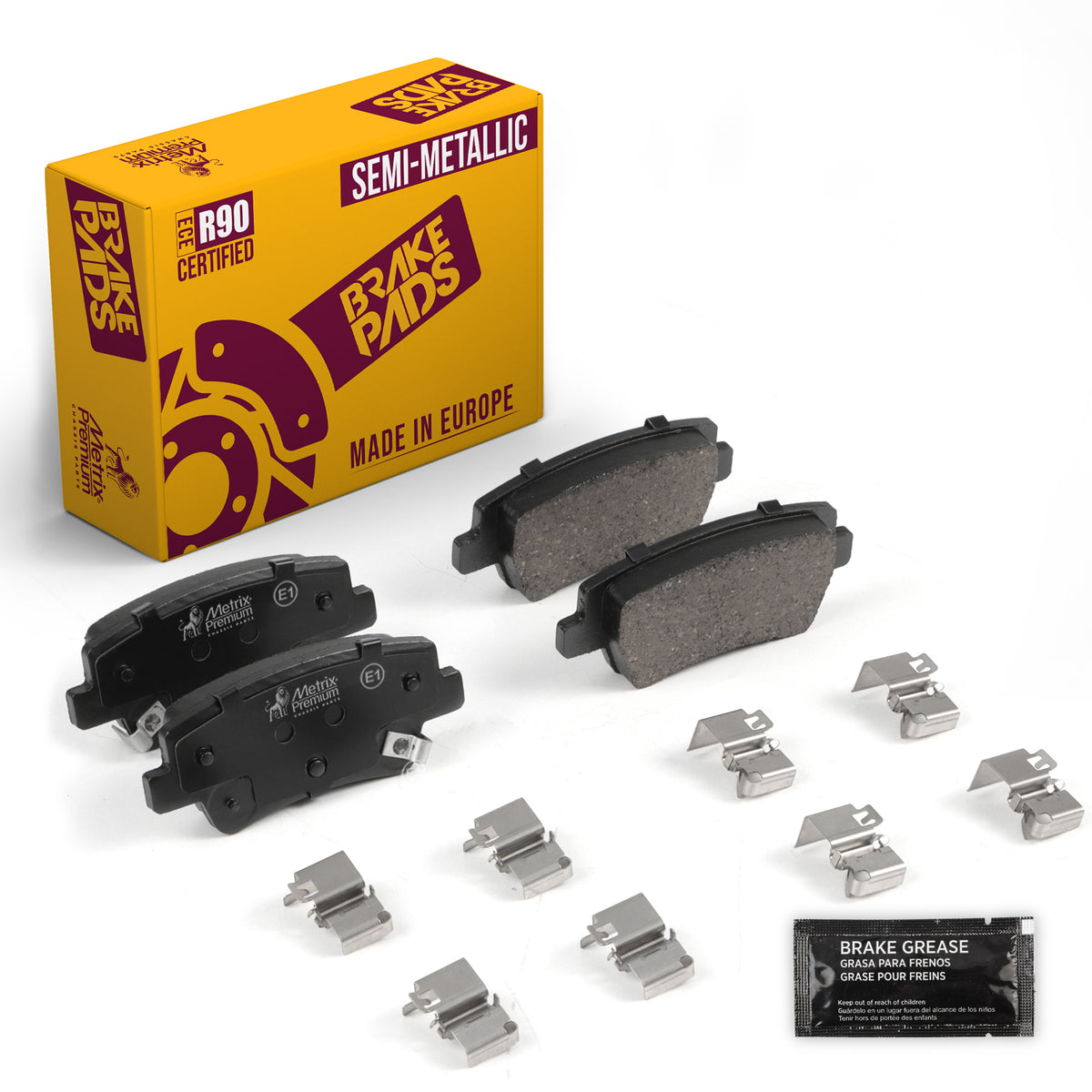 Metrix Premium Chassis Parts Rear Disc Brake Pad Set 94262MS OEM fit auto parts
