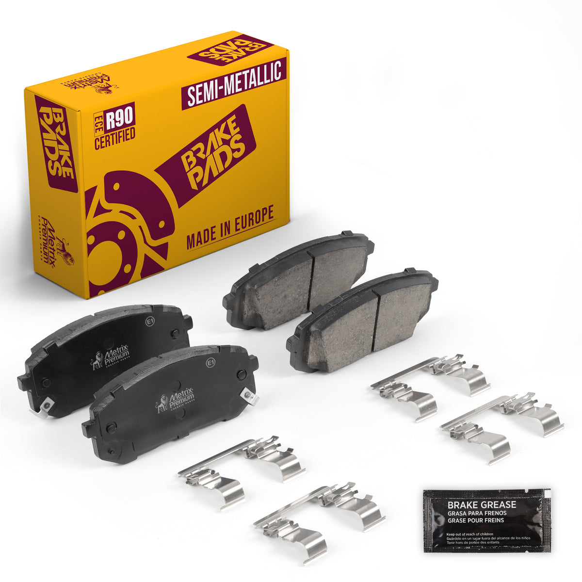 Metrix Premium Chassis Parts Front Disc Brake Pad Set 94275MS OEM fit auto parts