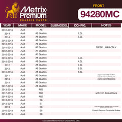 Metrix Premium Chassis Parts  suspension steering brake parts