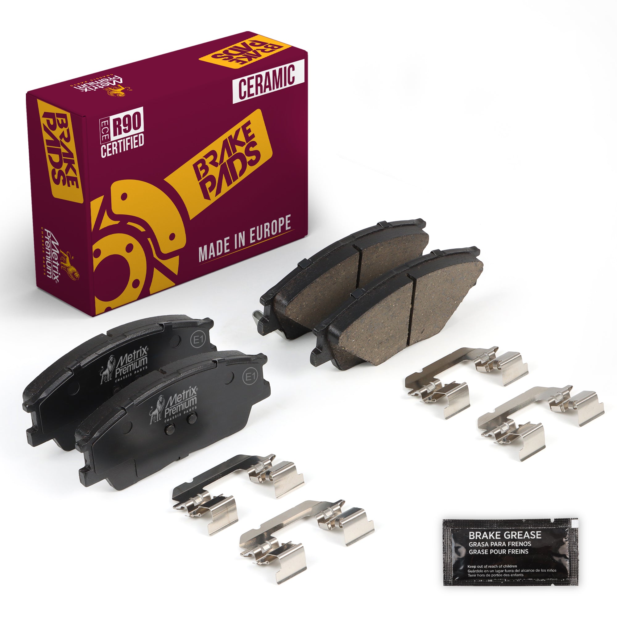Metrix Premium Front Disc Brake Pad Set 94303MC OEM fit auto parts