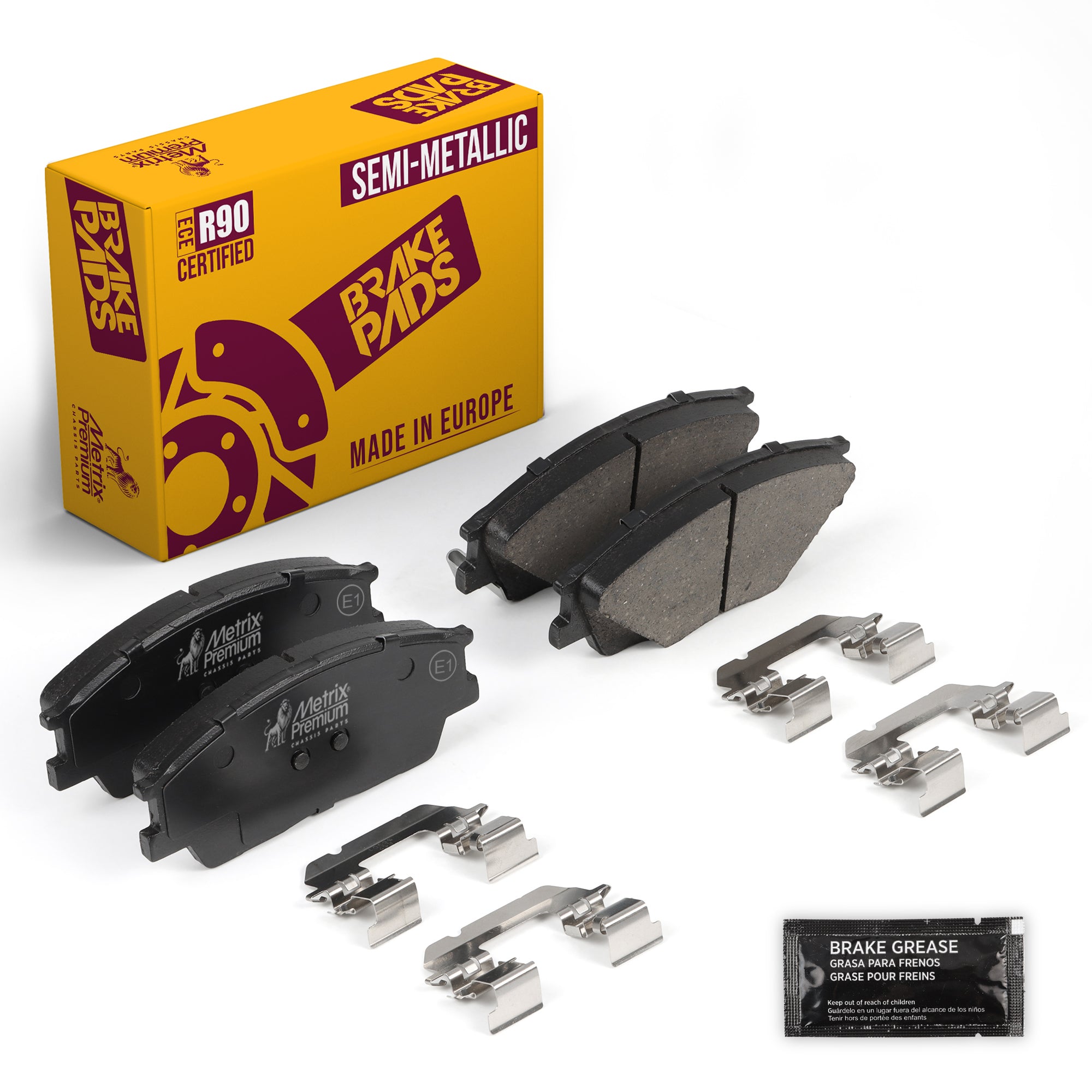 Metrix Premium Chassis Parts Front Disc Brake Pad Set 94303MS OEM fit auto parts