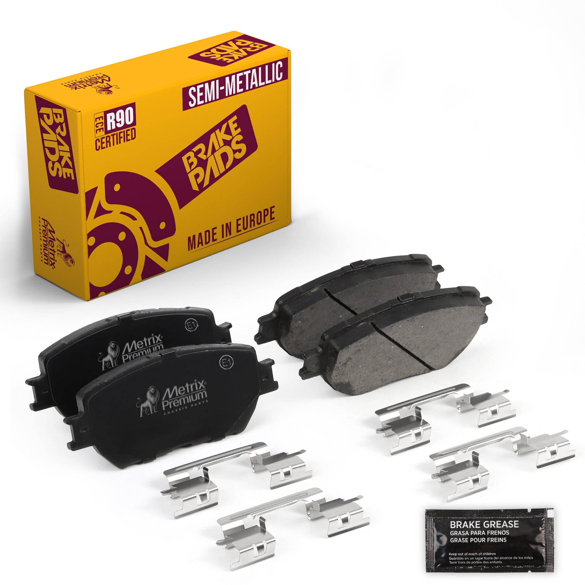 Metrix Premium Chassis Parts Front Disc Brake Pad Set 94319MS OEM fit auto parts