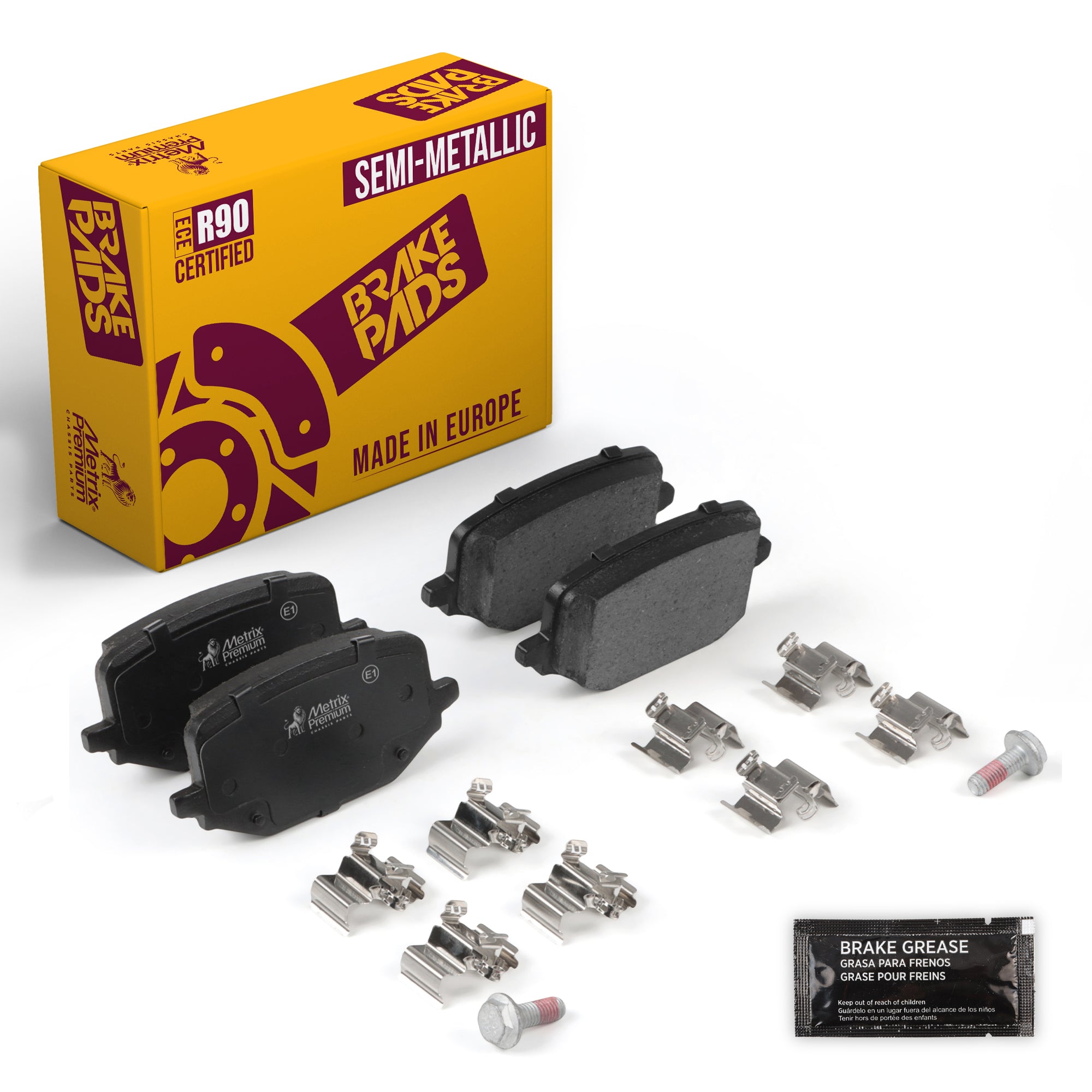 Metrix Premium Rear Disc Brake Pad Set 94321MS OEM fit auto parts