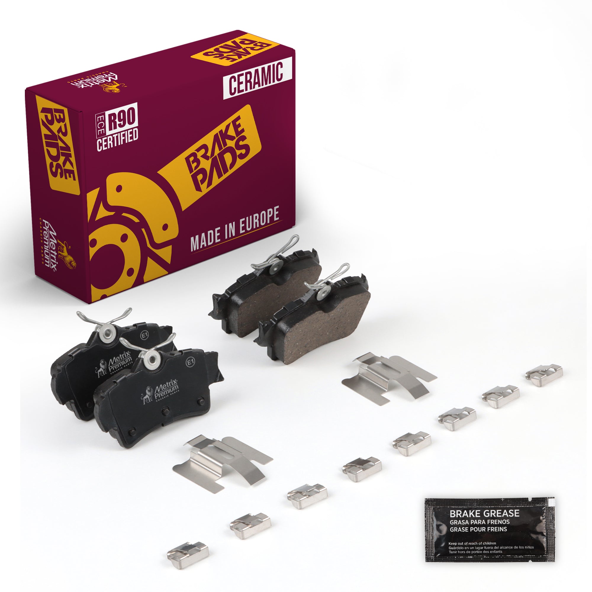 Metrix Premium Rear Disc Brake Pad Set 94331MC OEM fit auto parts