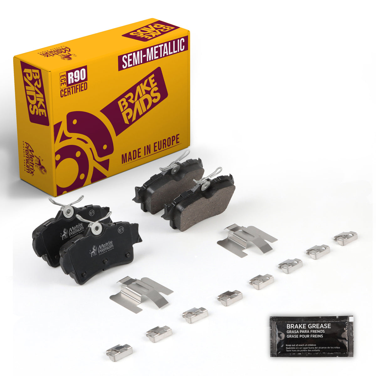 Metrix Premium Rear Disc Brake Pad Set 94331MS OEM fit auto parts