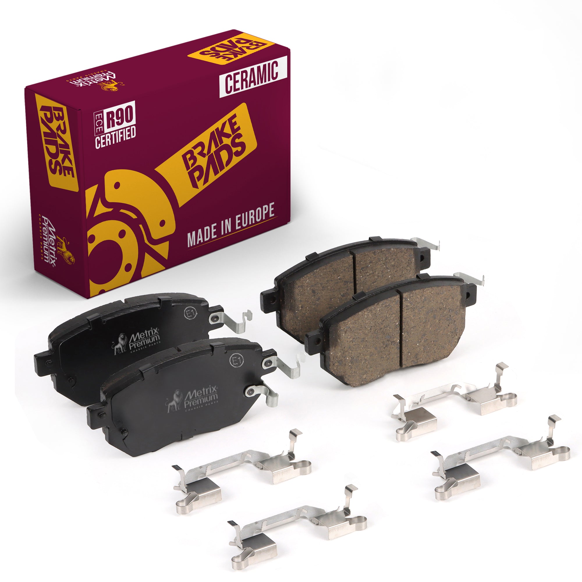 Metrix Premium Front Disc Brake Pad Set 94338MC OEM fit auto parts
