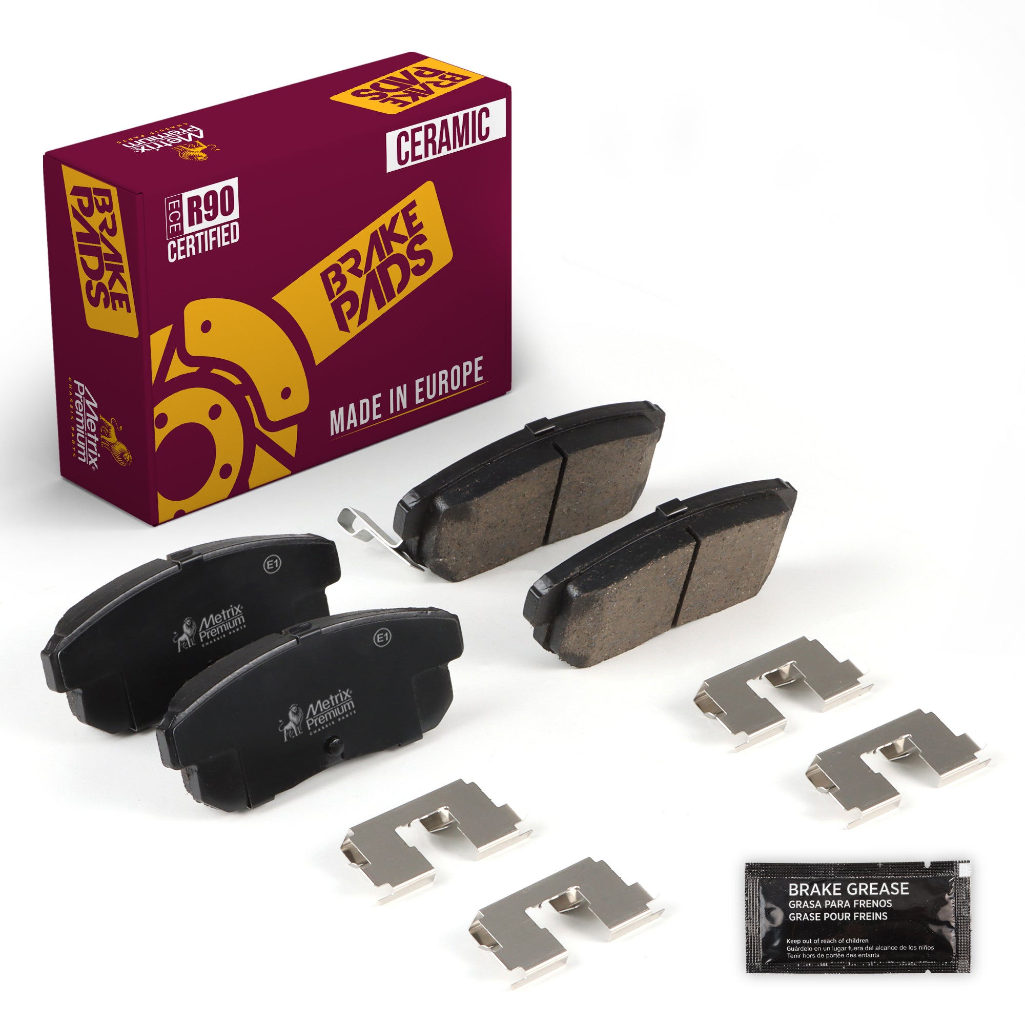 Metrix Premium Chassis Parts Rear Disc Brake Pad Set 94345MC OEM fit auto parts
