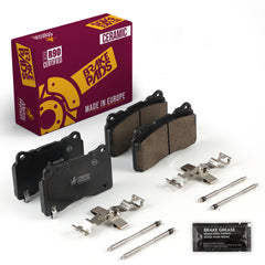 Metrix Premium Chassis Parts Front and Rear Disc Brake Pad Set 94347MC OEM fit auto parts