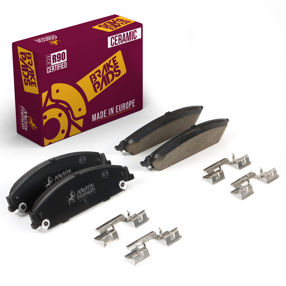 Metrix Premium Front Disc Brake Pad Set 94349MC OEM fit auto parts