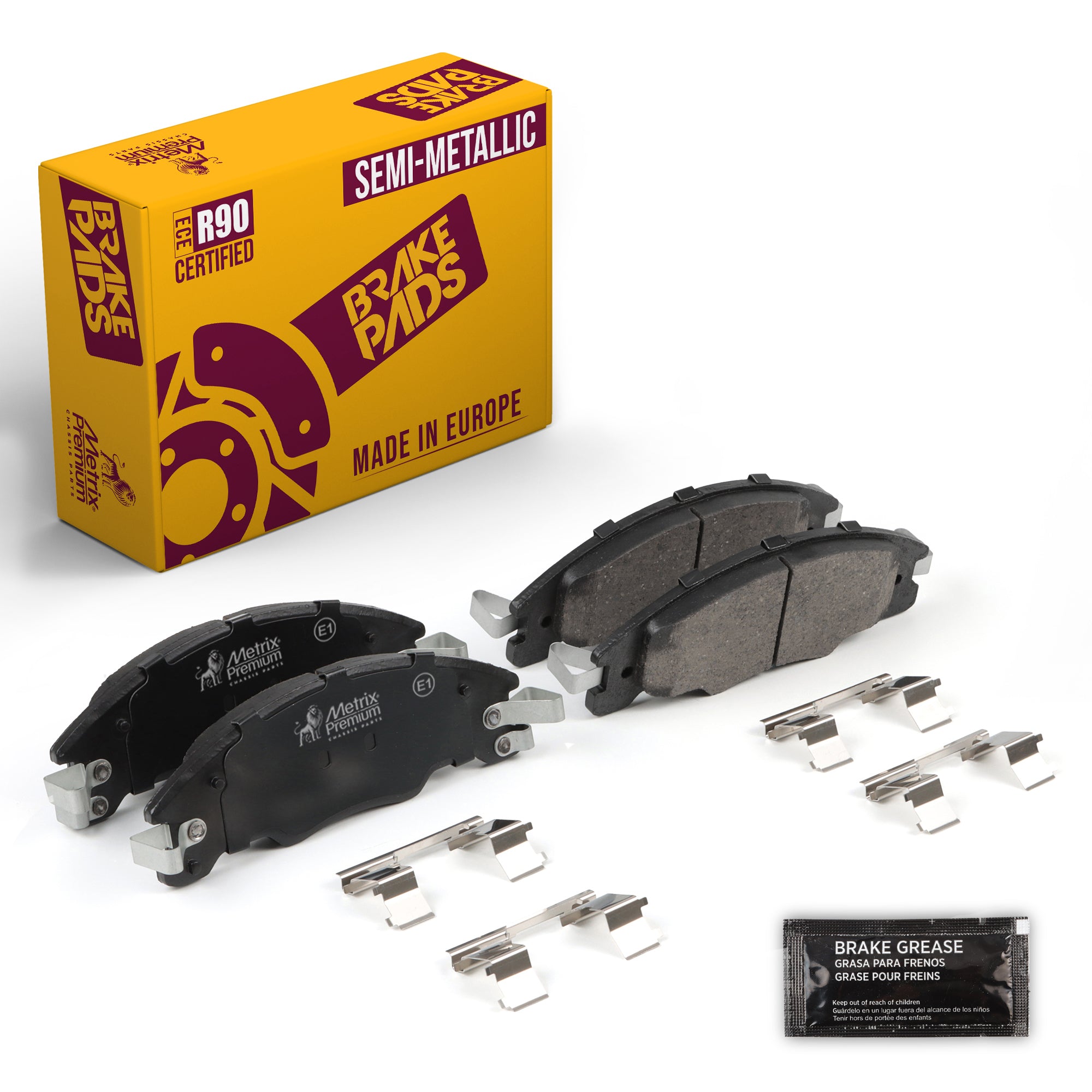 Metrix Premium Front Disc Brake Pad Set 94357MS OEM fit auto parts