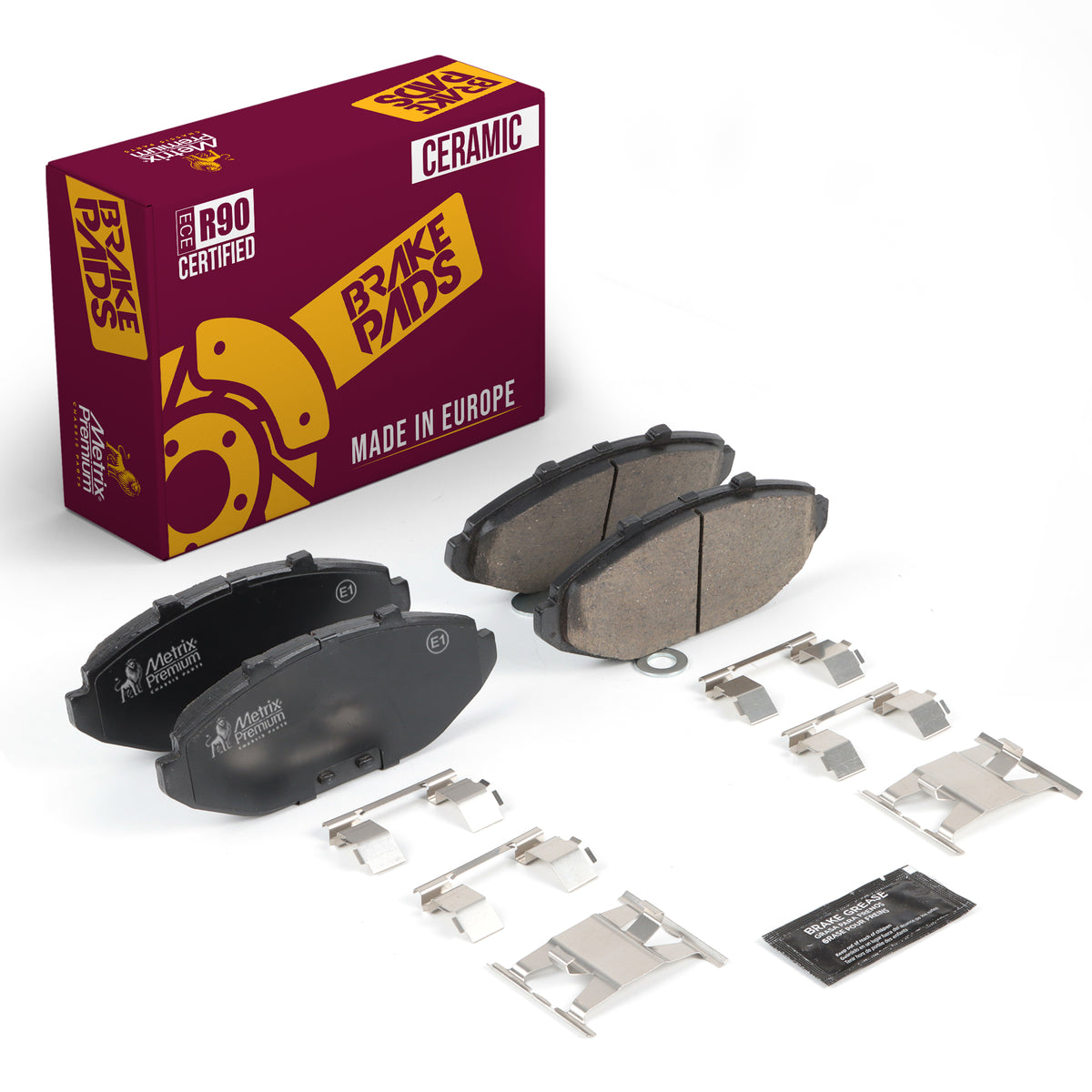 Metrix Premium Front Disc Brake Pad Set 94361MC OEM fit auto parts