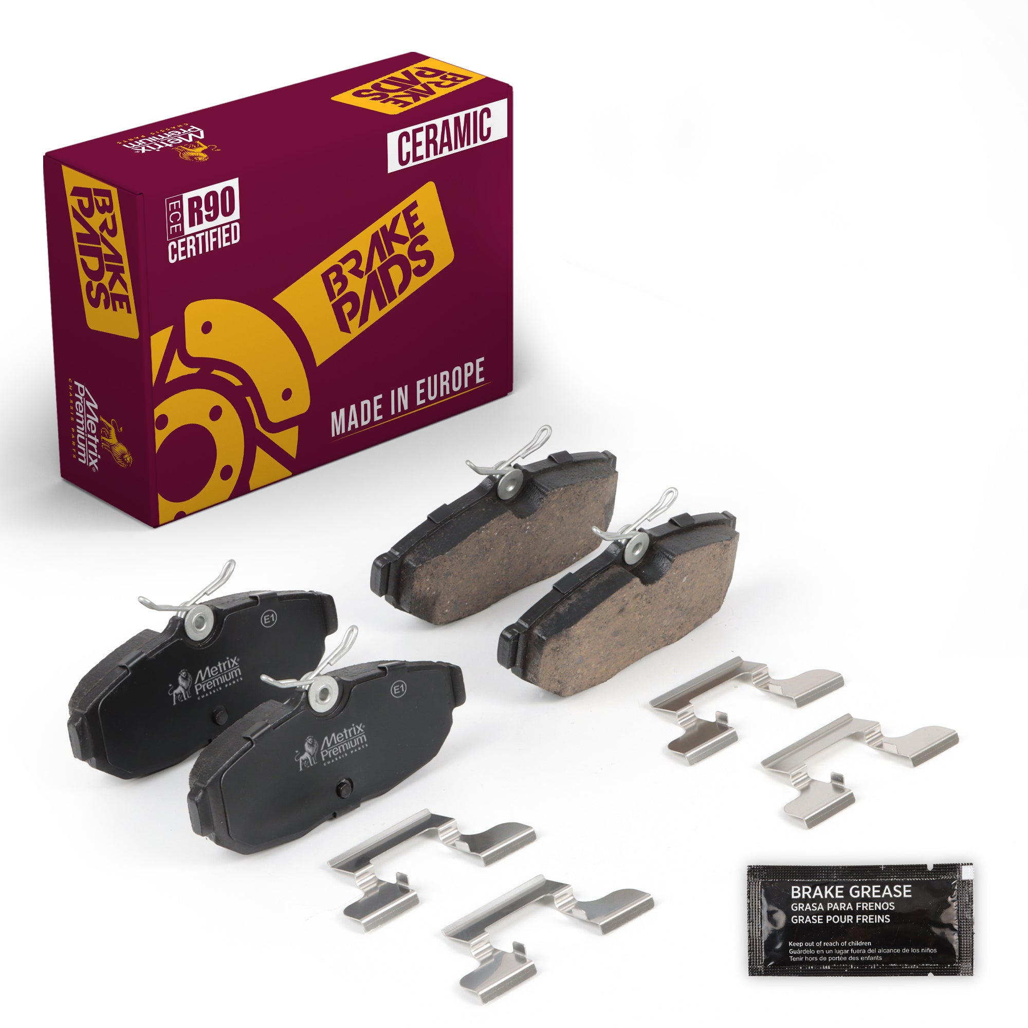 Metrix Premium Rear Disc Brake Pad Set 94362MC OEM fit auto parts