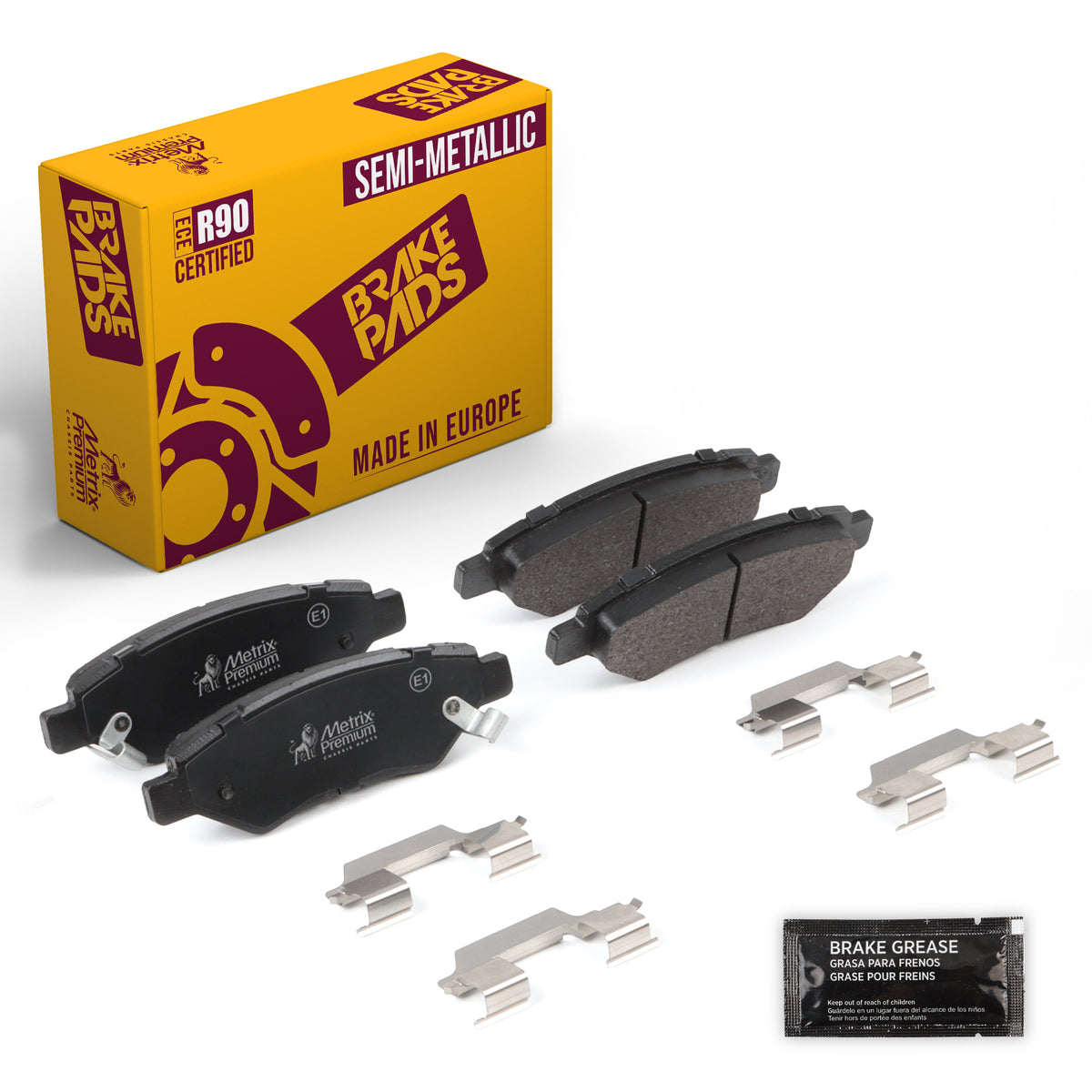 Metrix Premium Rear Disc Brake Pad Set 94363MS OEM fit auto parts