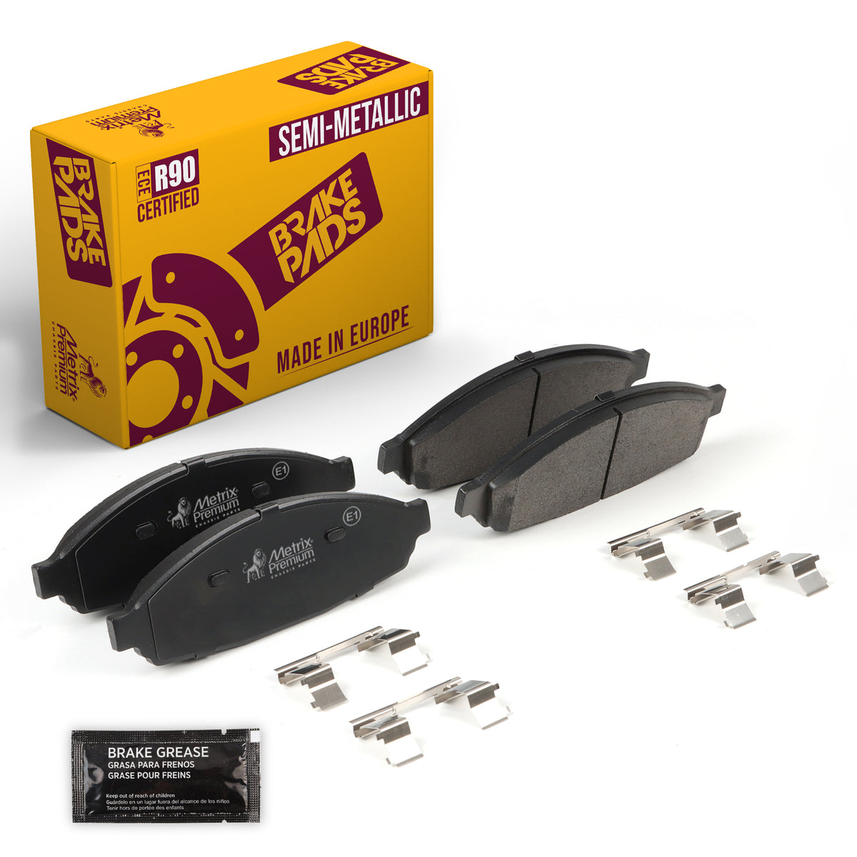 Metrix Premium Front Disc Brake Pad Set 94366MS OEM fit auto parts