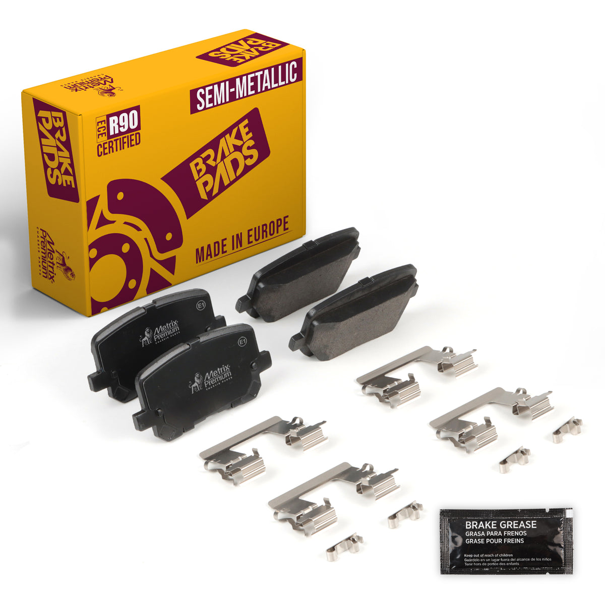 Metrix Premium Rear Disc Brake Pad Set 94372MS OEM fit auto parts