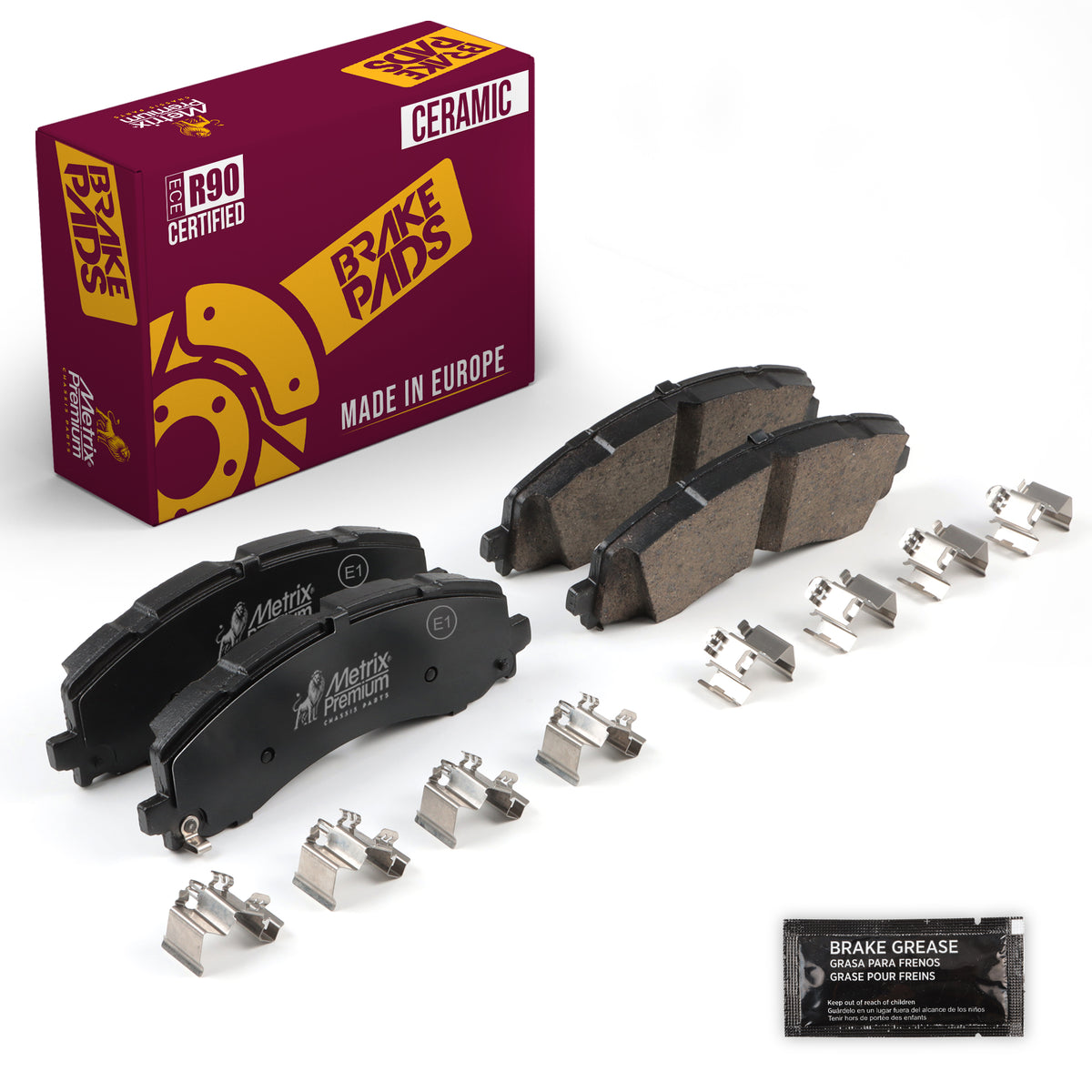 Metrix Premium Rear Disc Brake Pad Set 94373MC OEM fit auto parts