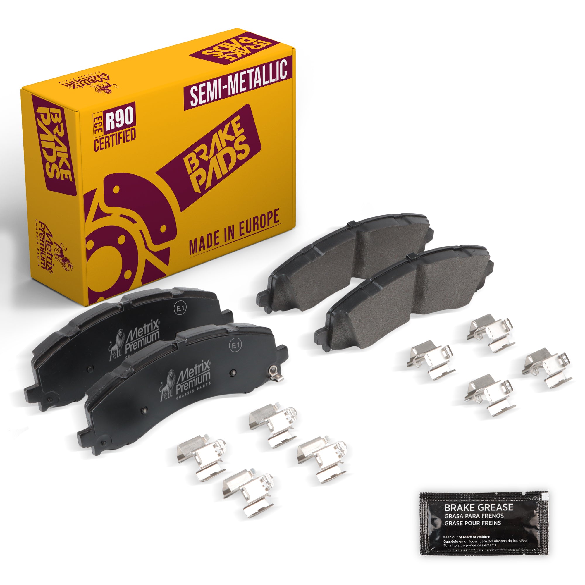 Metrix Premium Rear Disc Brake Pad Set 94373MS OEM fit auto parts