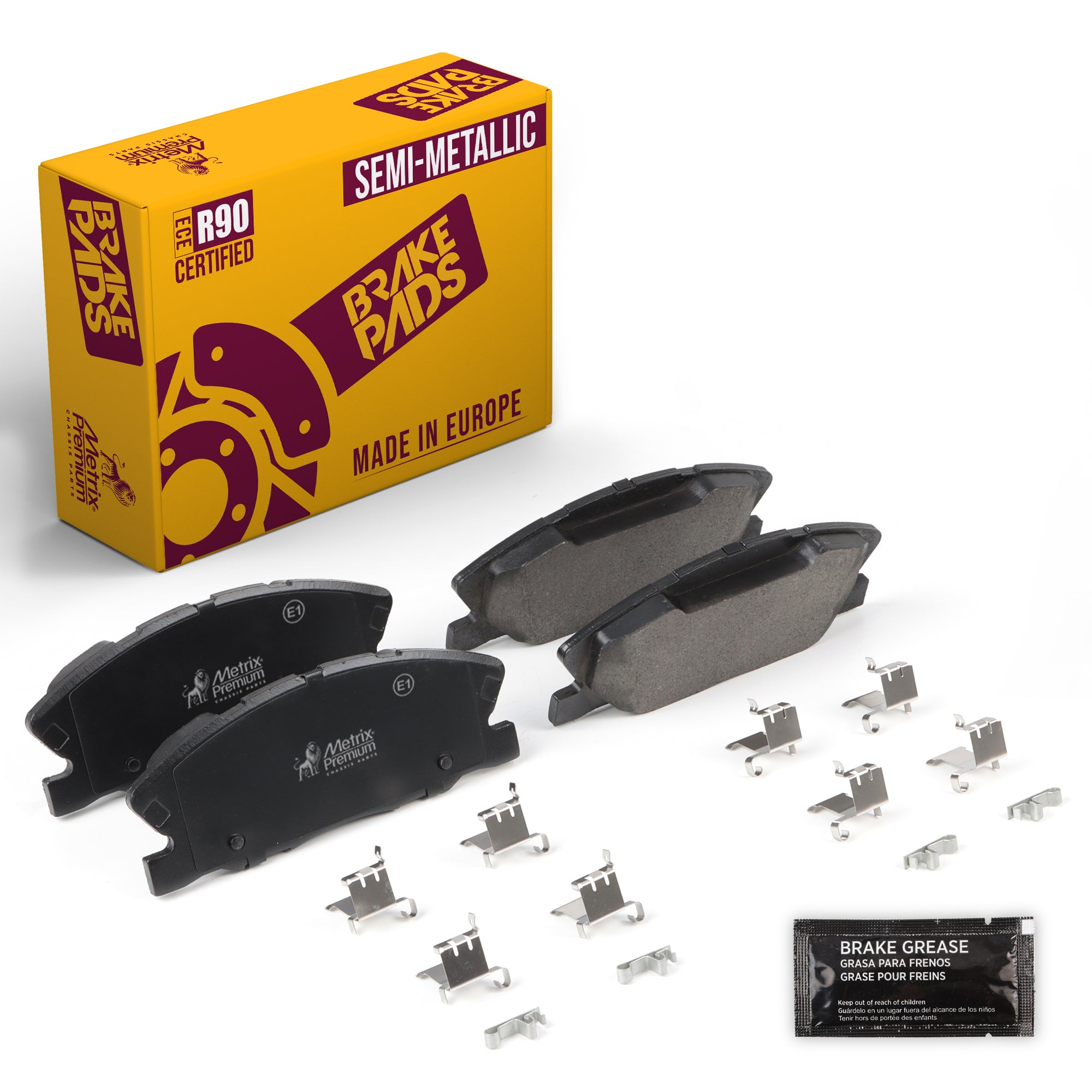 Metrix Premium Chassis Parts Front Disc Brake Pad Set 94374MS for DODGE