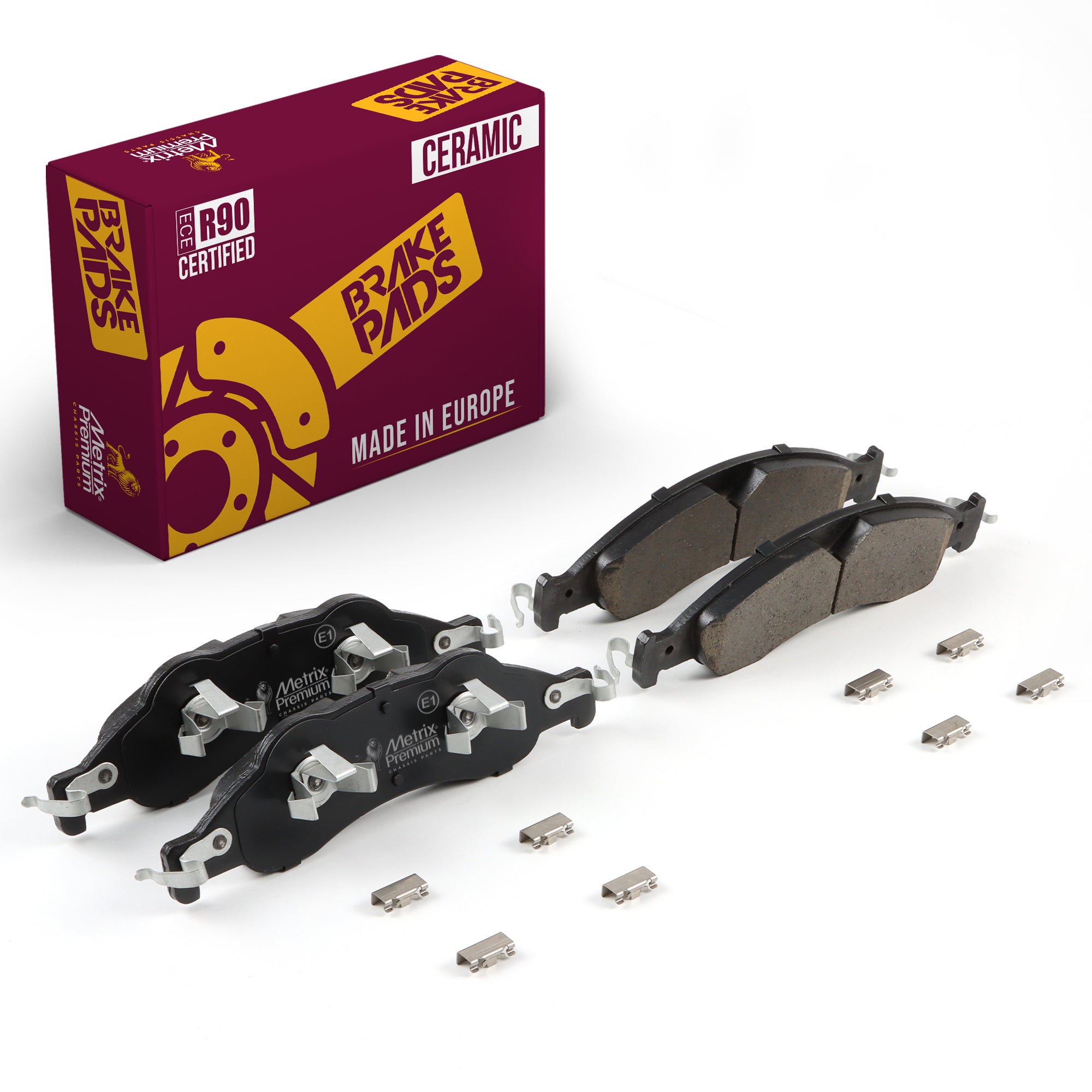 Metrix Premium Front Disc Brake Pad Set 94377MC OEM fit auto parts