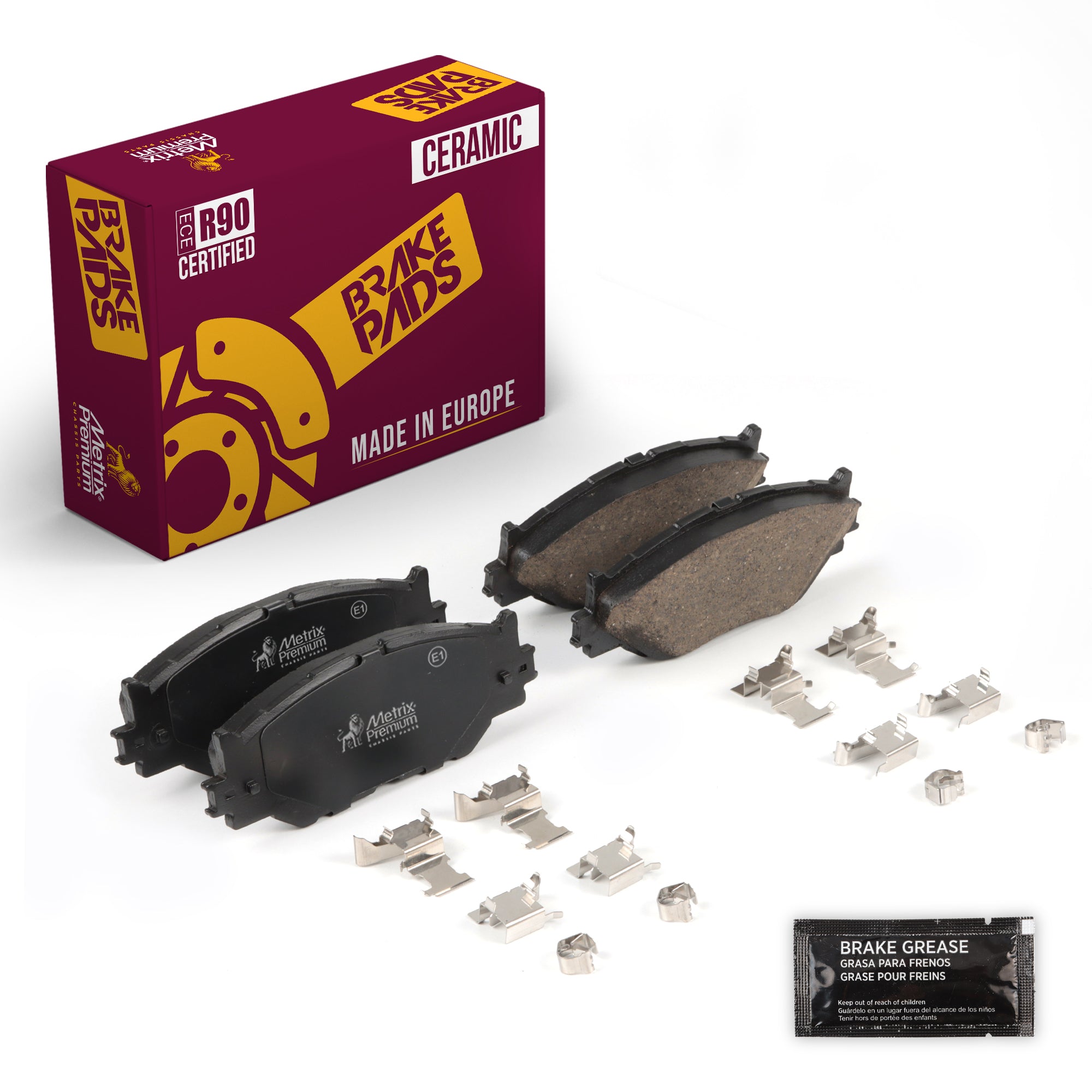 Metrix Premium Front Disc Brake Pad Set 94379MC OEM fit auto parts