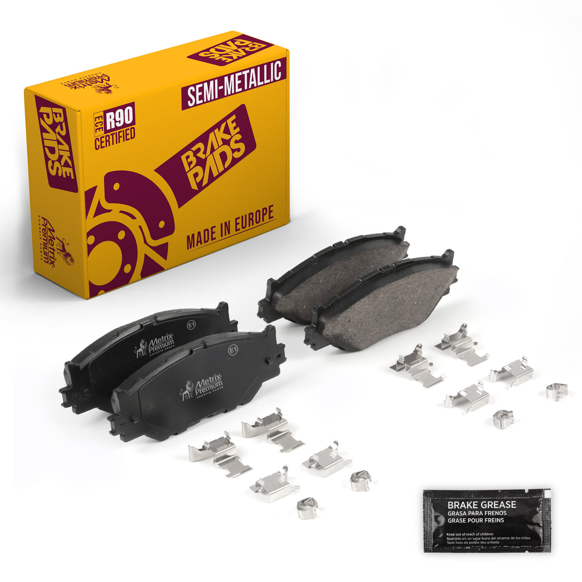Metrix Premium Chassis Parts Front Disc Brake Pad Set 94379MS OEM fit auto parts