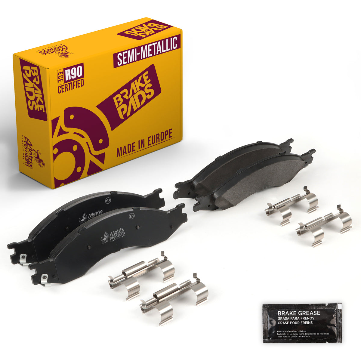 Metrix Premium Chassis Parts Rear Disc Brake Pad Set 94389MS OEM fit auto parts