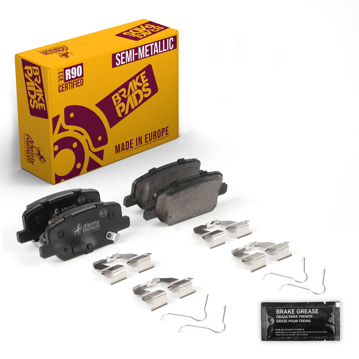 Metrix Premium Chassis Parts Rear Disc Brake Pad Set 94394MS OEM fit auto parts