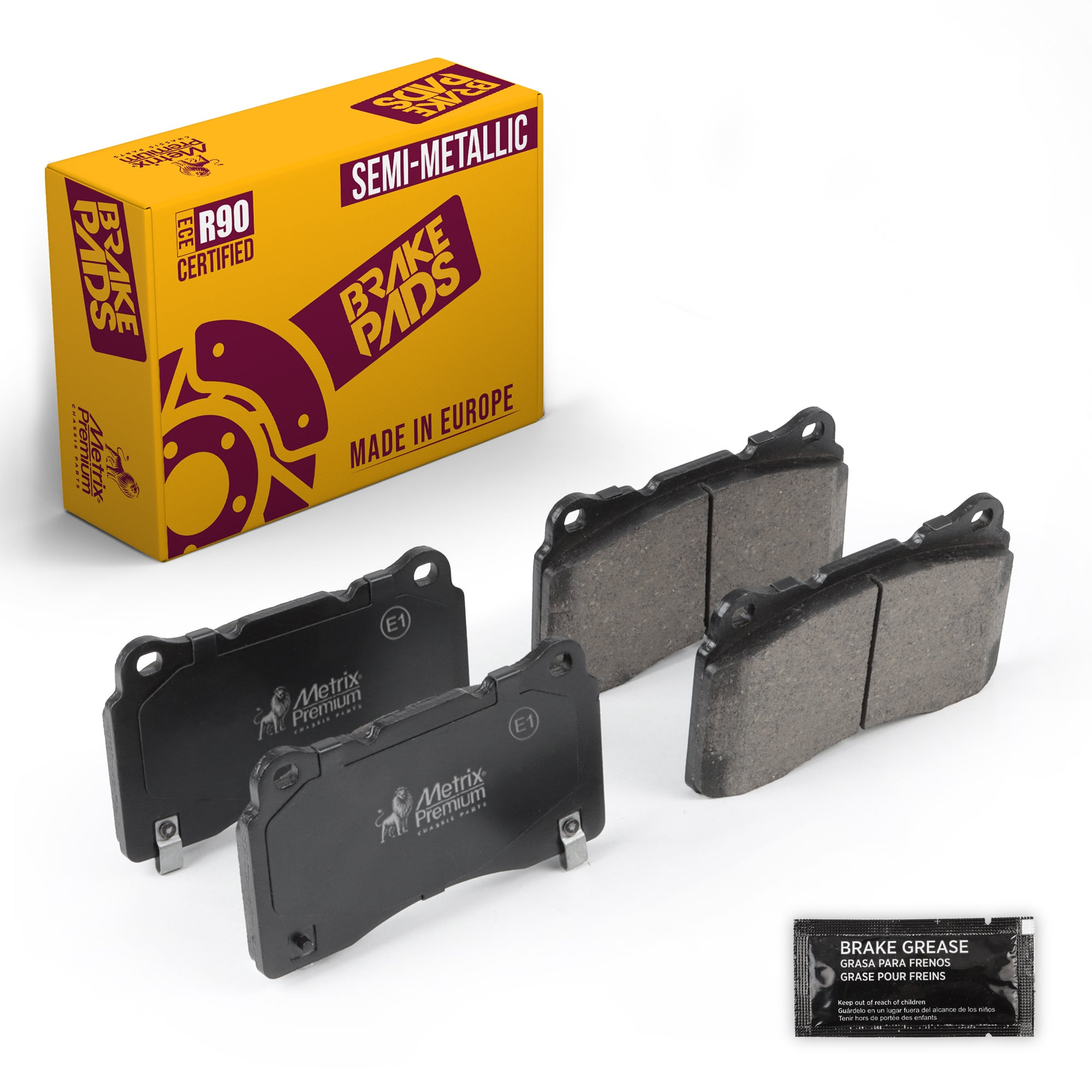 Metrix Premium Chassis Parts Front Disc Brake Pad Set 94395MS OEM fit auto parts