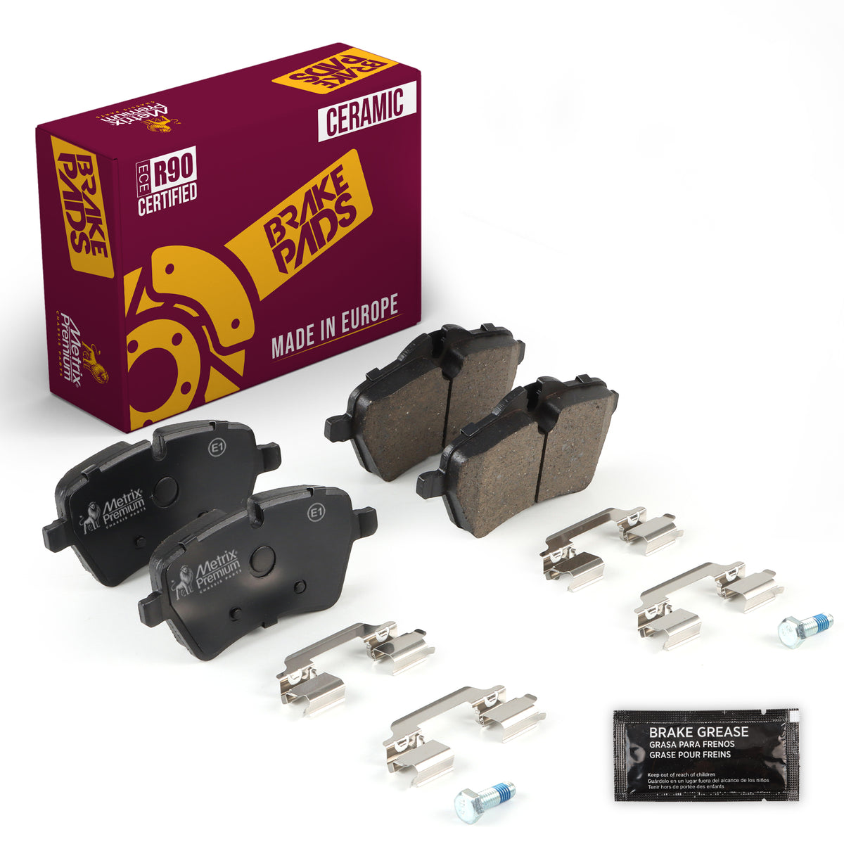 Metrix Premium Chassis Parts Front Disc Brake Pad Set 94428MC OEM fit auto parts