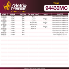 Metrix Premium Front Disc Brake Pad Set 94430MC OEM fit spare parts