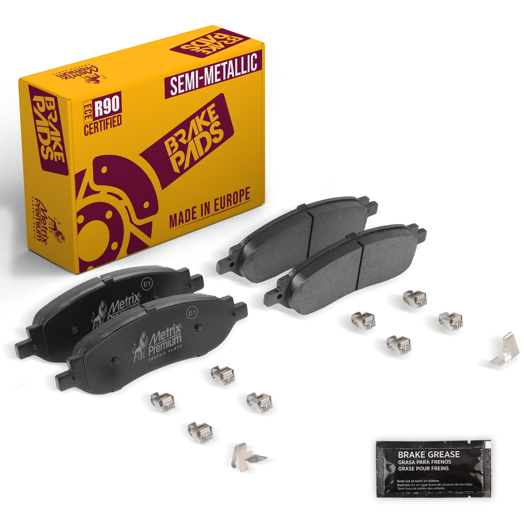 Metrix Premium Rear Disc Brake Pad Set 94434MS OEM fit auto parts