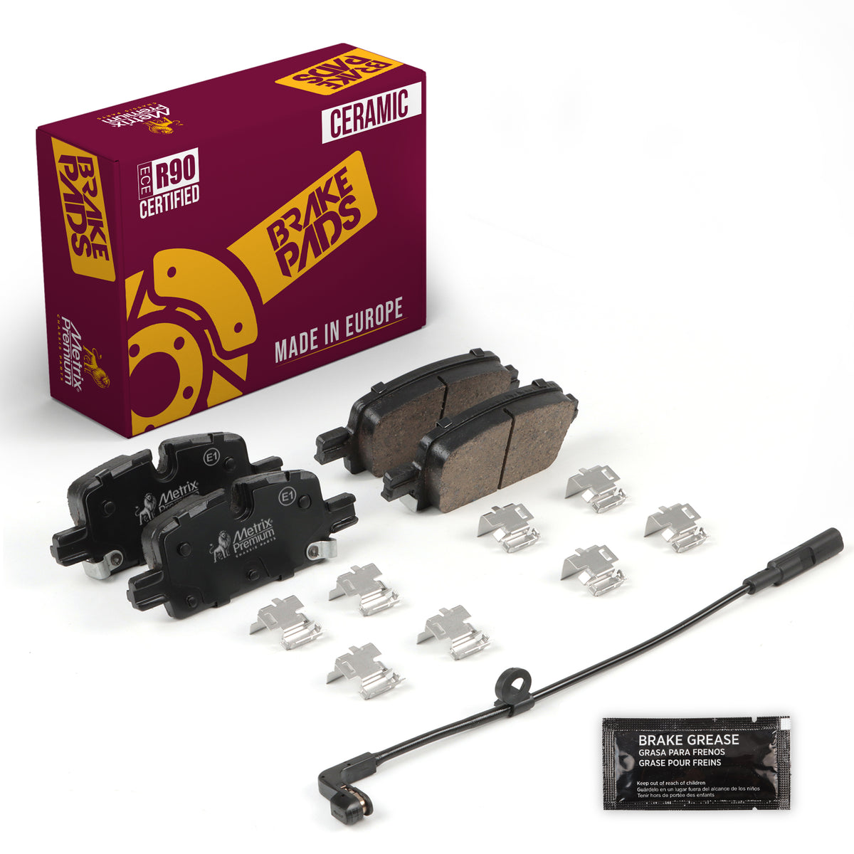 Metrix Premium Rear Disc Brake Pad Set 94440MC OEM fit auto parts