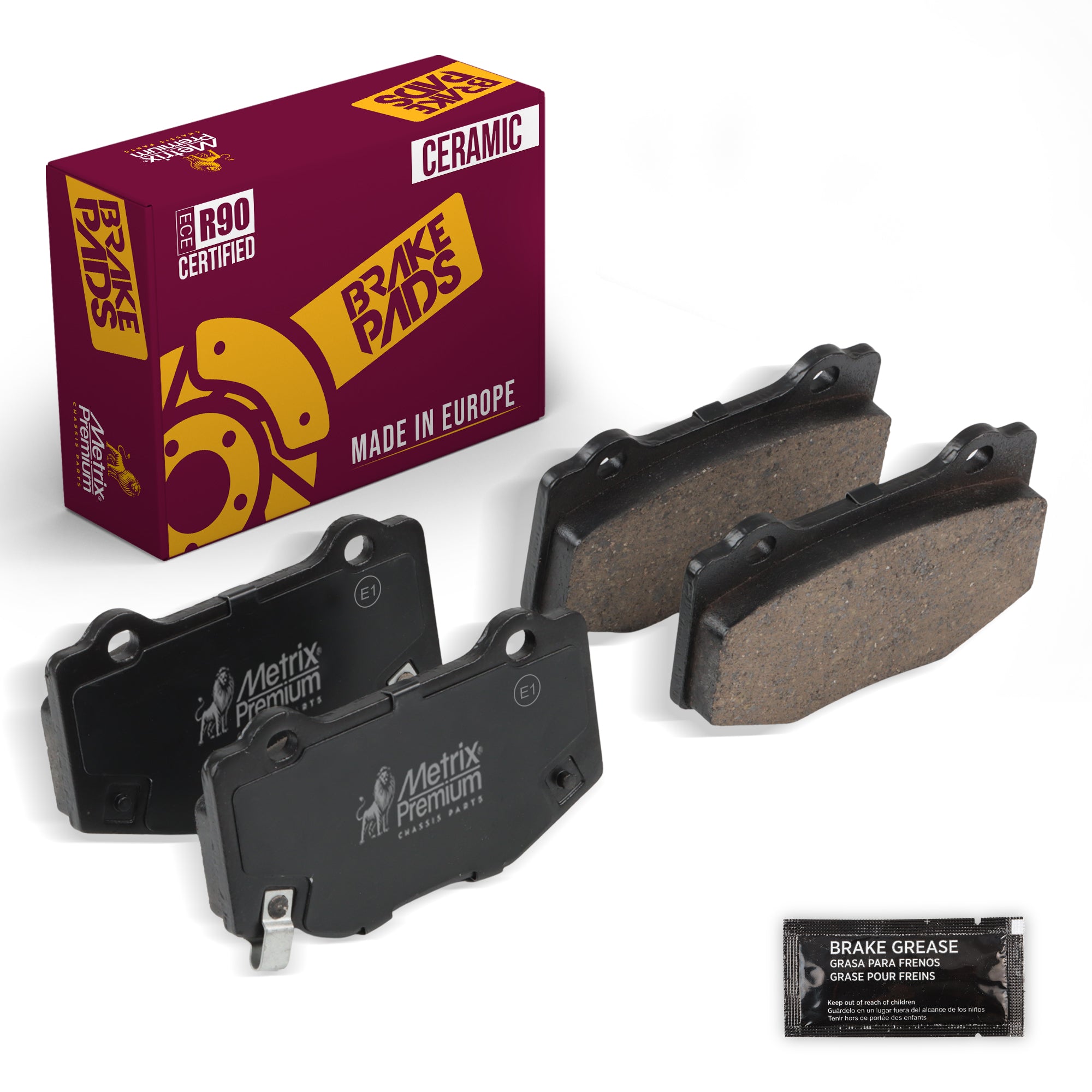 Metrix Premium Rear Disc Brake Pad Set 94457MC OEM fit auto parts