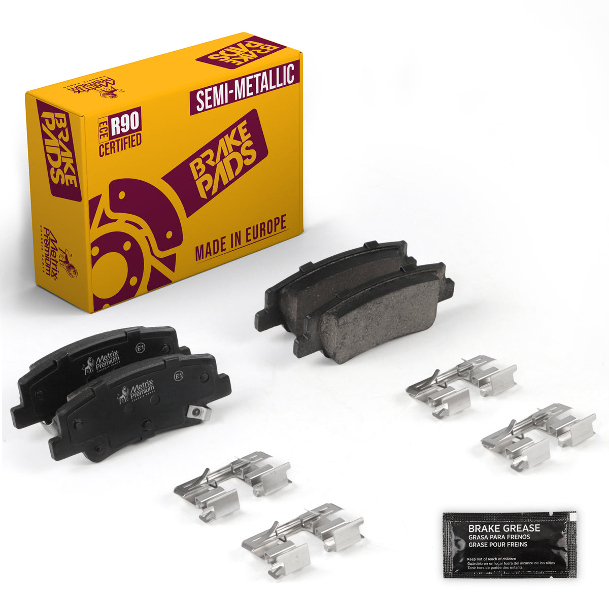 Metrix Premium Chassis Parts Rear Disc Brake Pad Set 94461MS OEM fit auto parts