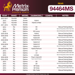 Metrix Premium Chassis Parts  suspension steering brake parts