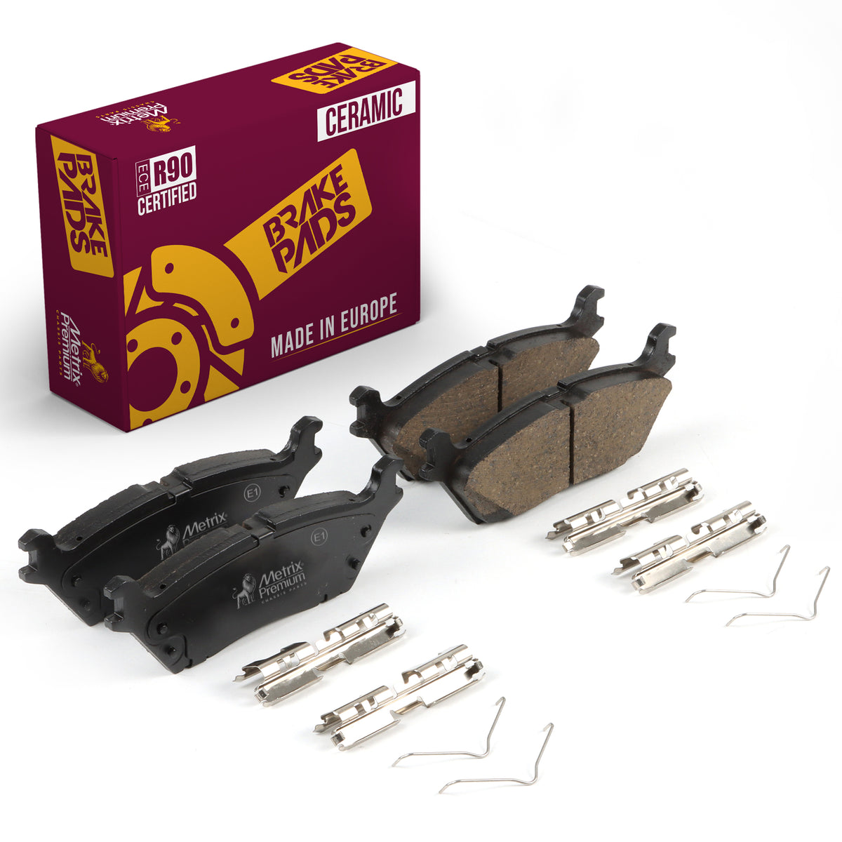Metrix Premium Rear Disc Brake Pad Set 94470MC OEM fit auto parts