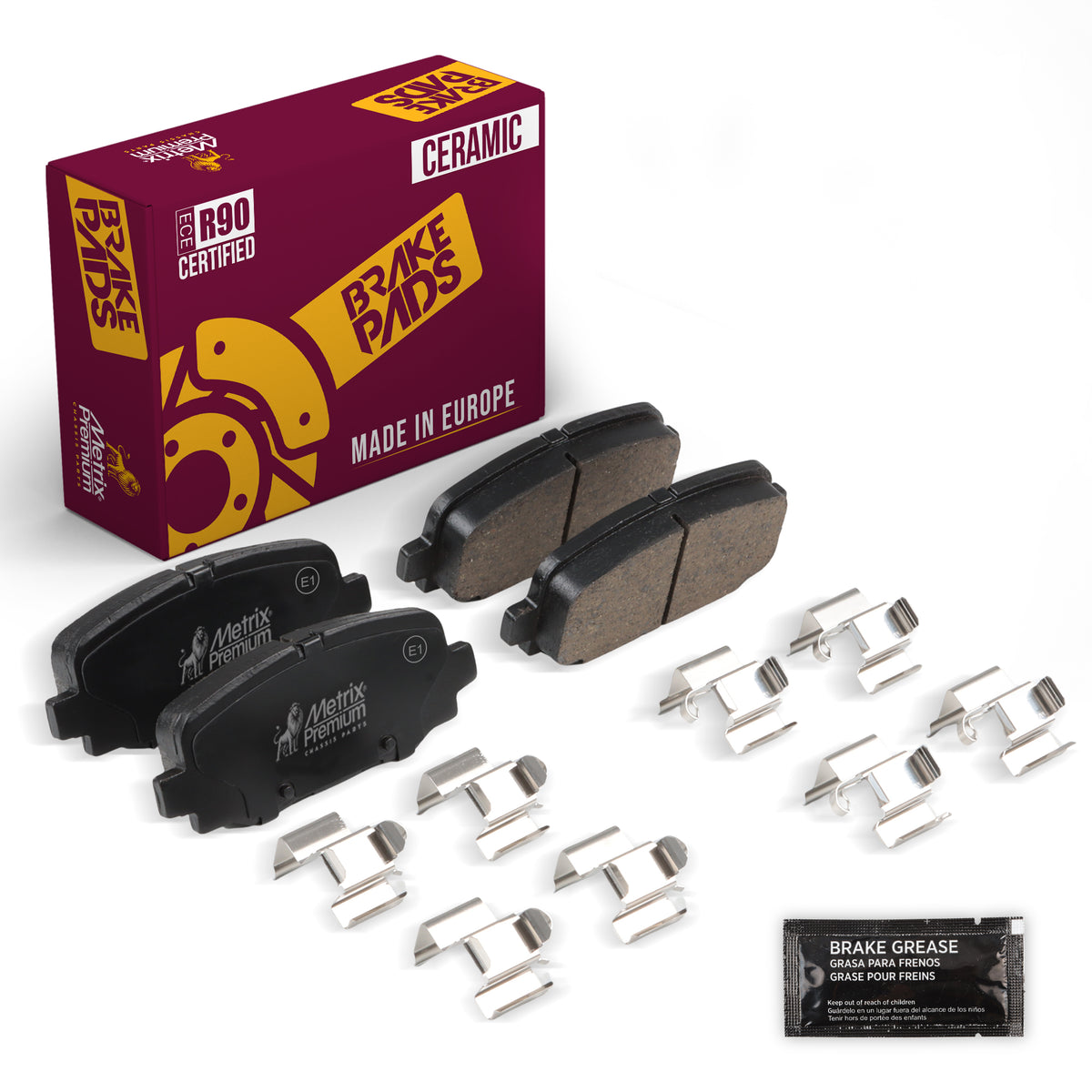 Metrix Premium Rear Disc Brake Pad Set 94477MC OEM fit auto parts