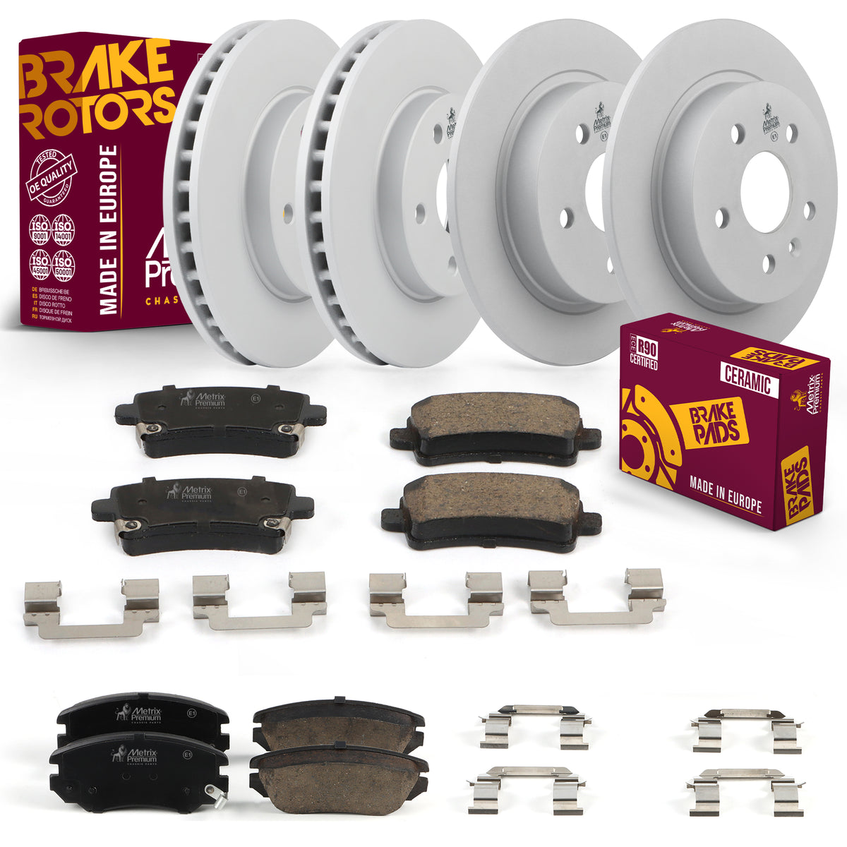 Metrix Premium Front & Rear Brake Kit 95717MT OEM fit auto parts