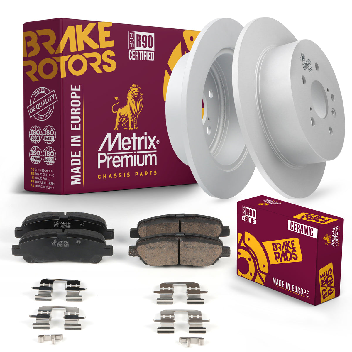 Metrix Premium Rear Brake Kit 95719MT OEM fit auto parts