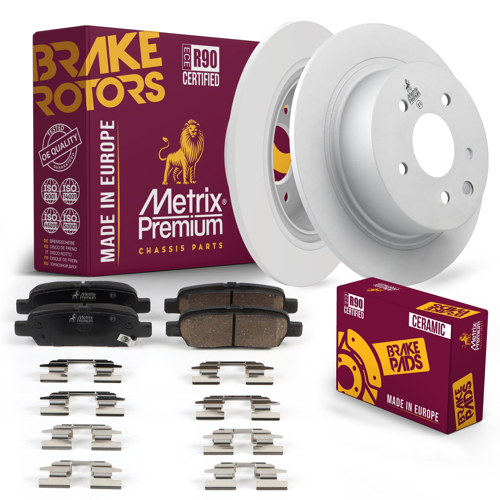 Metrix Premium Rear Brake Kit 95721MT OEM fit auto parts