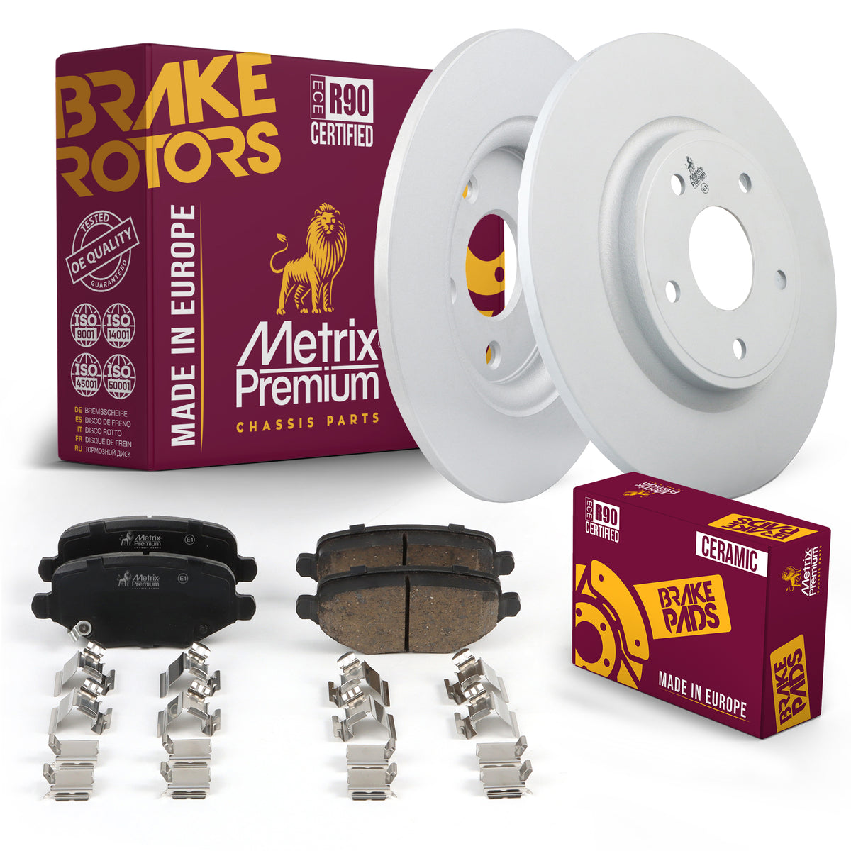 Metrix Premium Rear Brake Kit 95722MT OEM fit auto parts