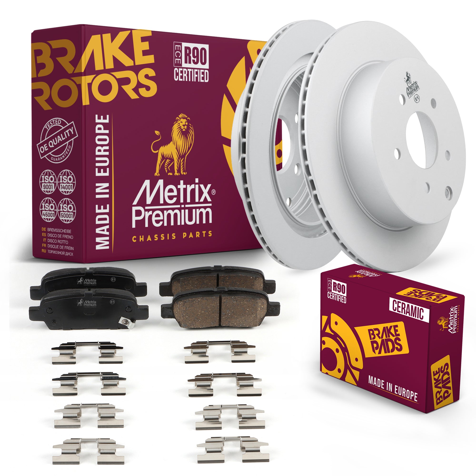 Metrix Premium Rear Brake Kit 95726MT OEM fit auto parts