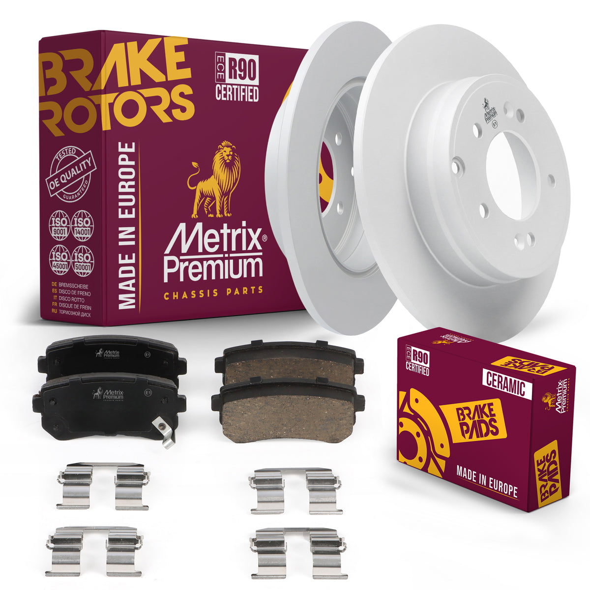 Metrix Premium Rear Brake Kit 95727MT OEM fit auto parts