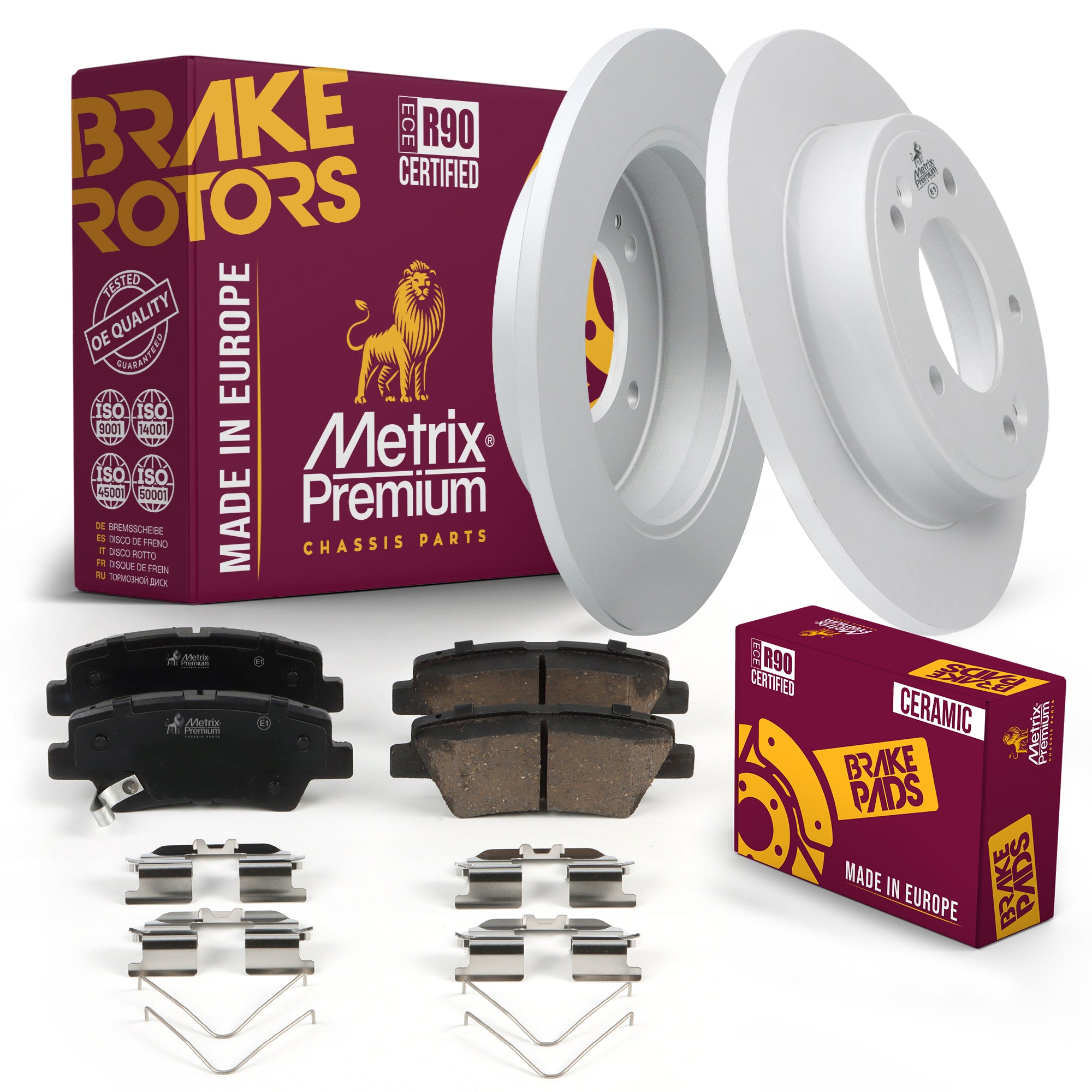 Metrix Premium Rear Brake Kit 95728MT OEM fit auto parts